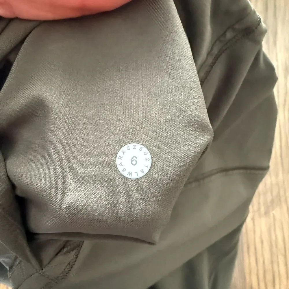 Lululemon Keep it Classic Drawstring Crop Dark Olive 6